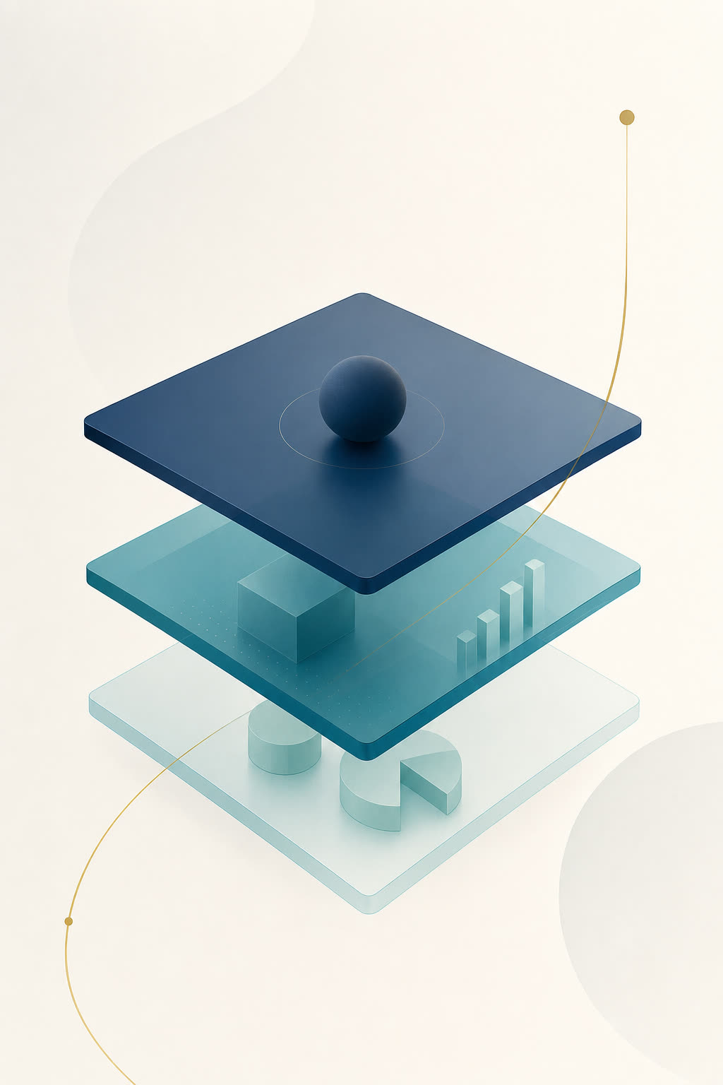 Layered fair value hierarchy illustration