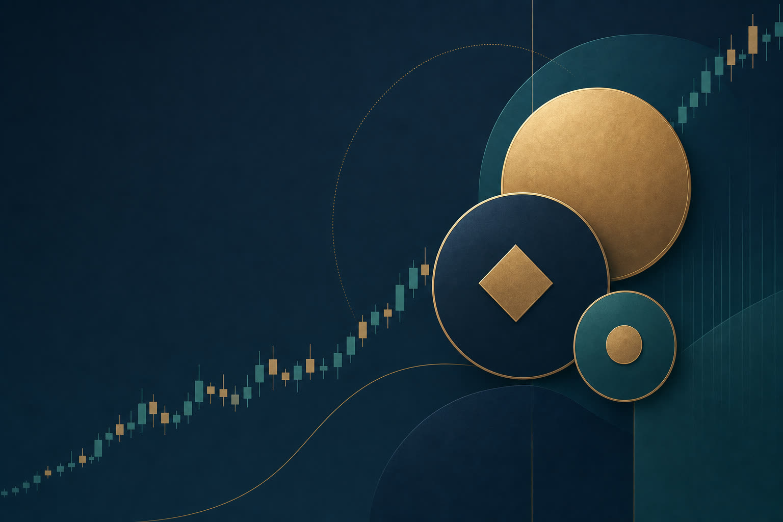 Digital asset valuation illustration